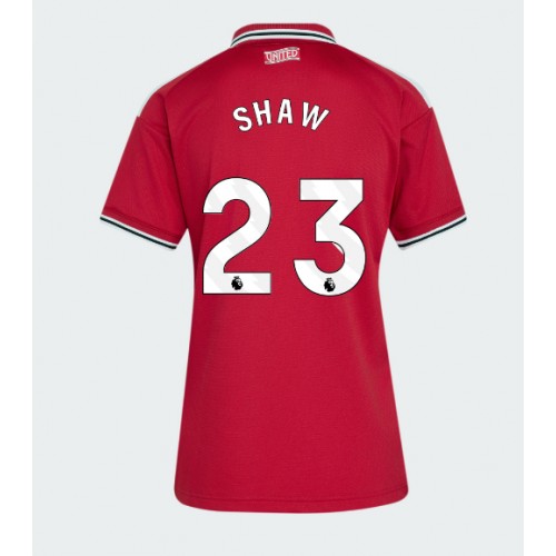 Manchester United Luke Shaw #23 Domaci Dres za Ženska 2026-27 Kratak Rukavima